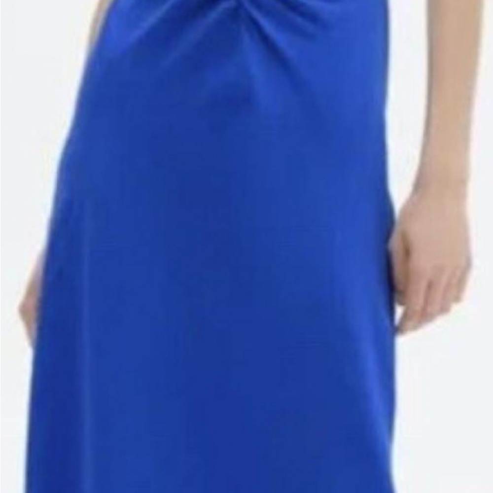 Zara Cobalt Blue Dress with Front Twist